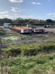 Approaching Combwich - drop off point for much of the heavy equipment needed for building Hinkley C